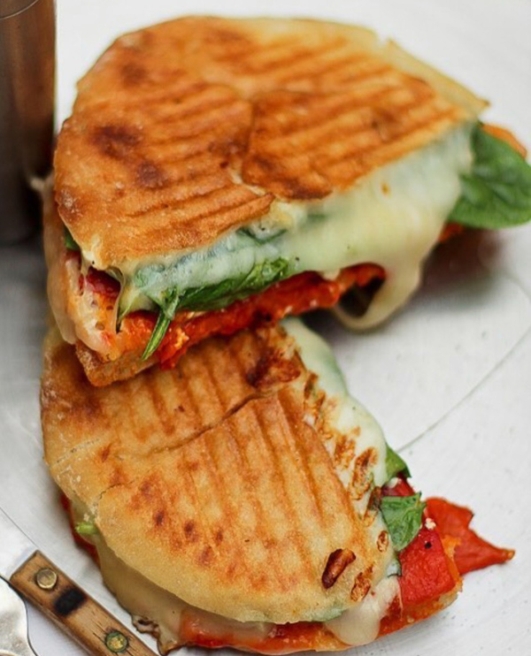 Mediterranean Panini Sandwich