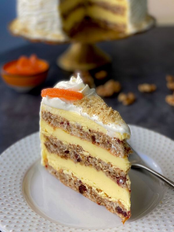 Orange-Date Cake with Walnuts