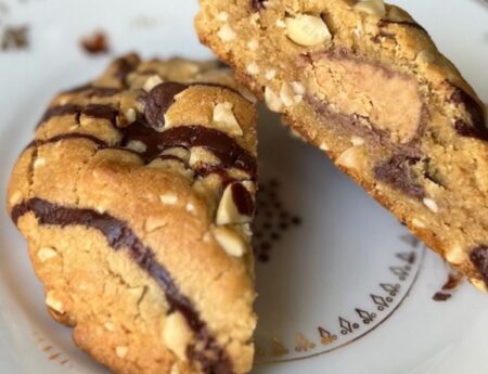 Peanut Butter Stuffed Cookies (Video)