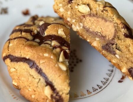 Peanut Butter Stuffed Cookies