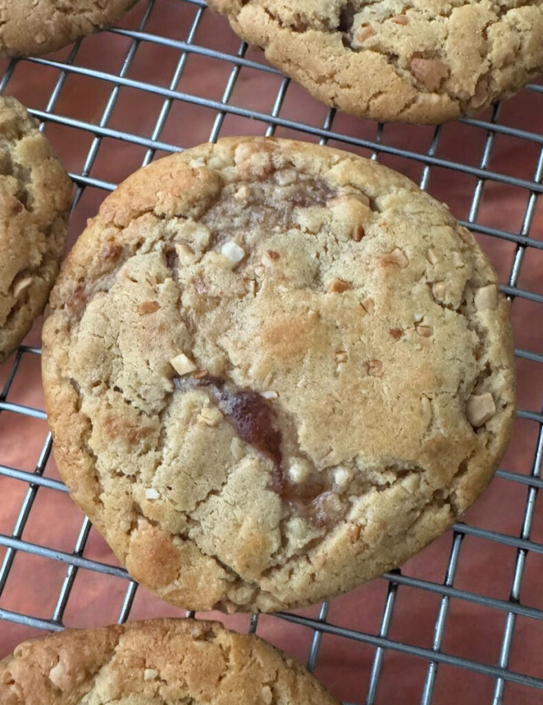 peanut butter cookie with jelly