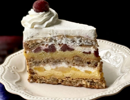Moskva Pineapple and Sour Cherry Torte