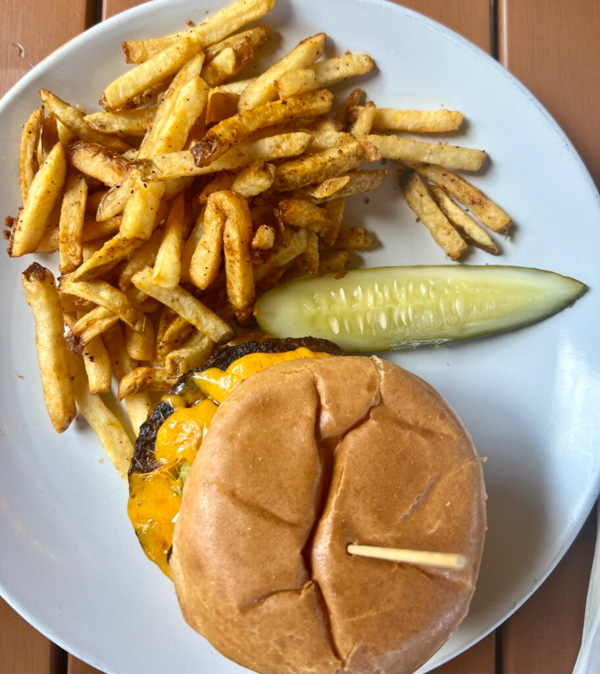 Classic Burger at E.R. Bradley's Saloon in West Palm Beach