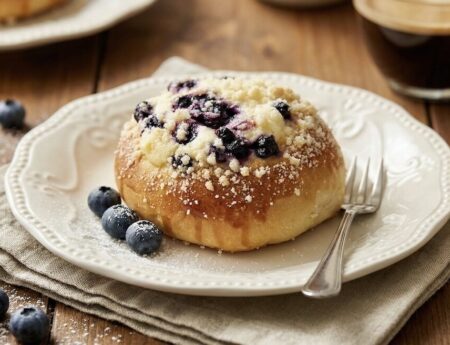 Češka peciva sa kremastim sirom i voćem