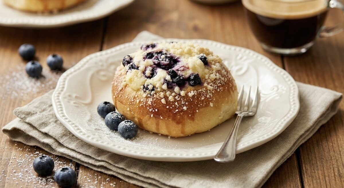 Češka peciva sa kremastim sirom i voćem