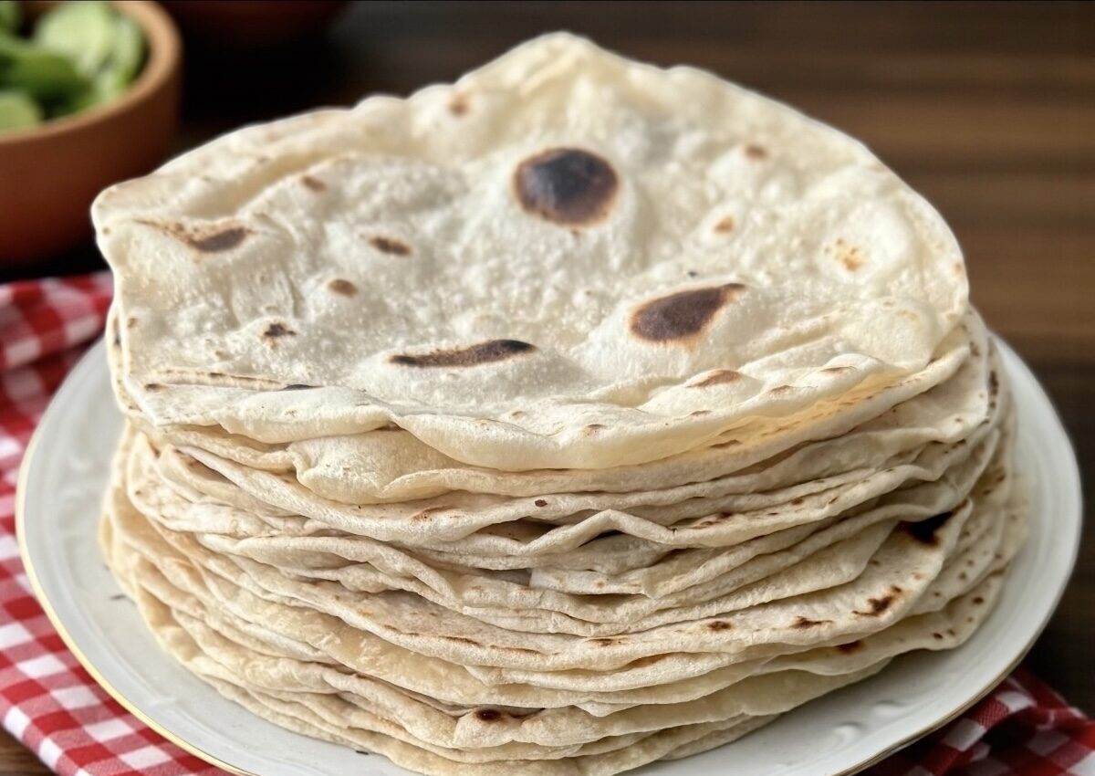 Recept za Meksičke Tortilje od Pšeničnog Brašna
